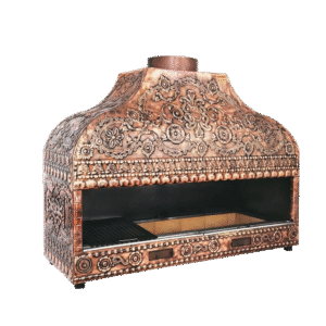 Antik Bakır 250 Cm Ocakbaşı Kapalı Izgara