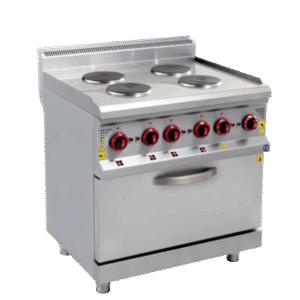 CSA İnox Karacasan Endüstriyel 4+1 Elektrikli 4 Lü Kuzine Ocak