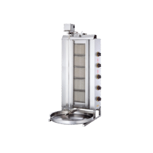 Doğalgazlı 5 Radyanlı Üstten Motorlu Döner Ocağı