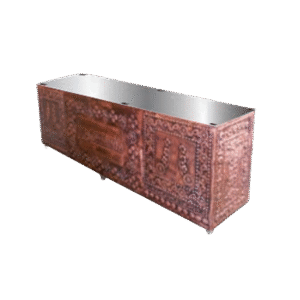 Antik Bakır 100 Cm Ocakbaşı Izgara Tezgahı